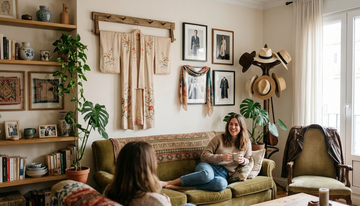 Cuando la moda se cuela en casa: relatos de prendas convertidas en decoración